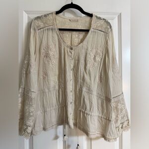 Spell Maggie embroidered blouse xxl